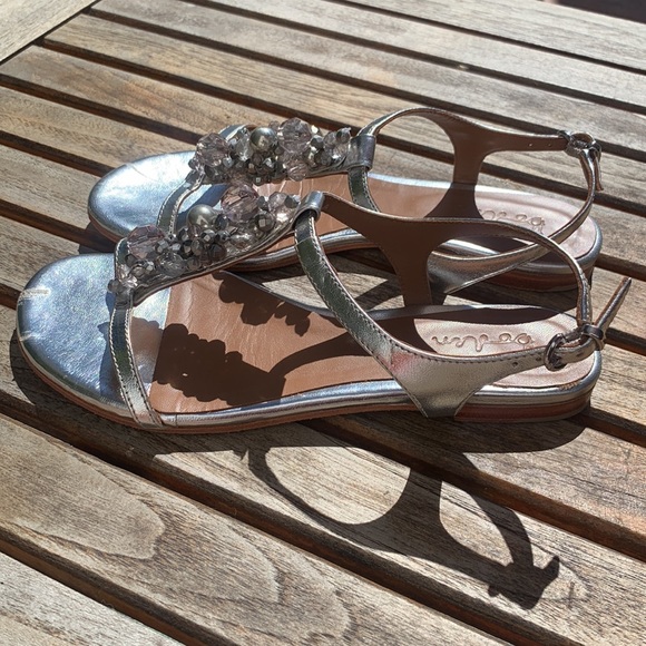 Boden Embellished silver sandals - Picture 9 of 10